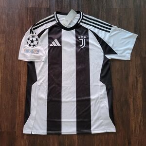 Kenan Yıldız #10 Juventus New Men's Champions League Home Soccer Jersey